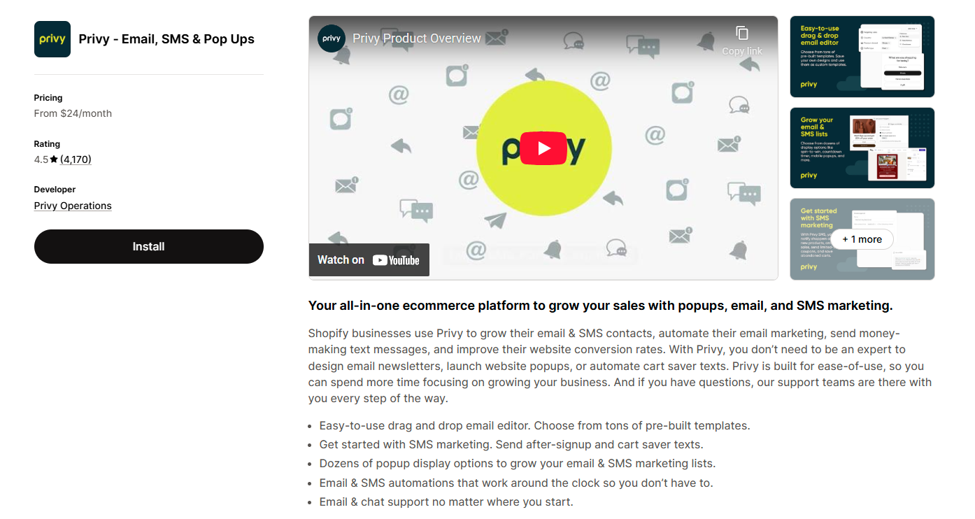 Privy ‑ Email, SMS & Pop Ups
